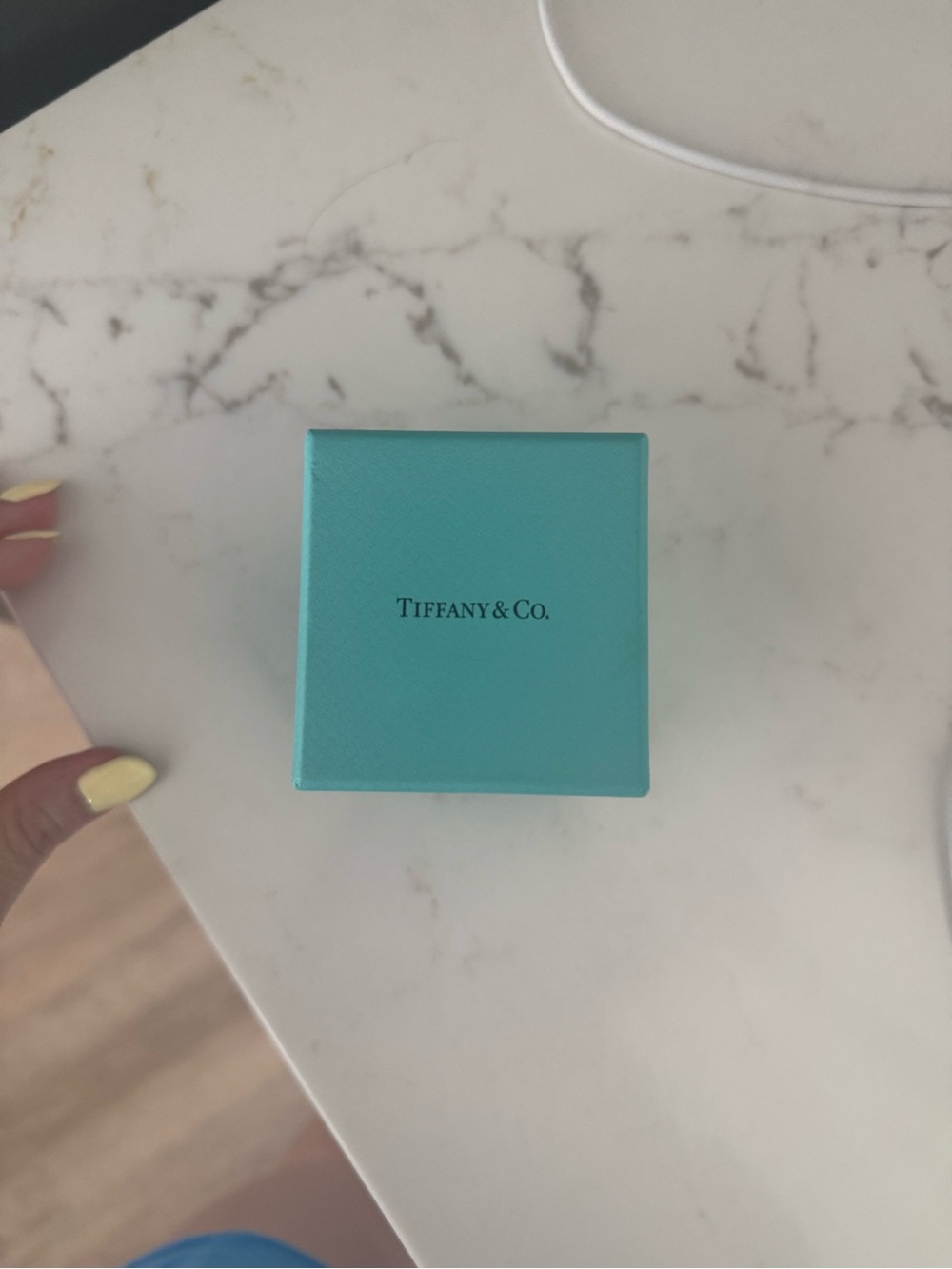 Tiffany & Co. Platinum Solitaire Ring with Tiffany Blue Box - Picture 12 of 12